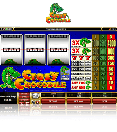 Microgaming Crazy Crocodile Spiel