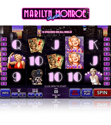 Vista previa de la slot Marilyn Monore.