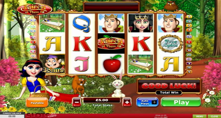 Fairest of Them All Slot by Playtech