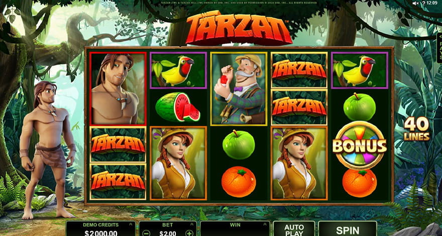 Tarzan Slot Machine